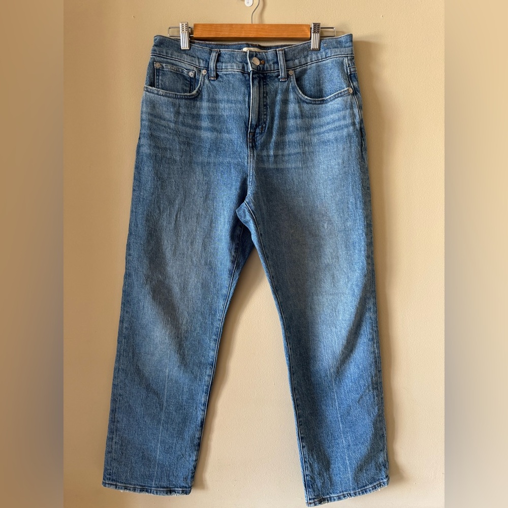 NWOT MADEWELL 90’s Straight Blue Jeans